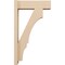 Ekena Millwork 5 1/2-in W x 16-in D x 28-in H Balboa Block Rough Cedar Woodgrain TimberThane Outlooker, Primed Tan OUTUR055X16X28BOA44RCPR - alternate 5